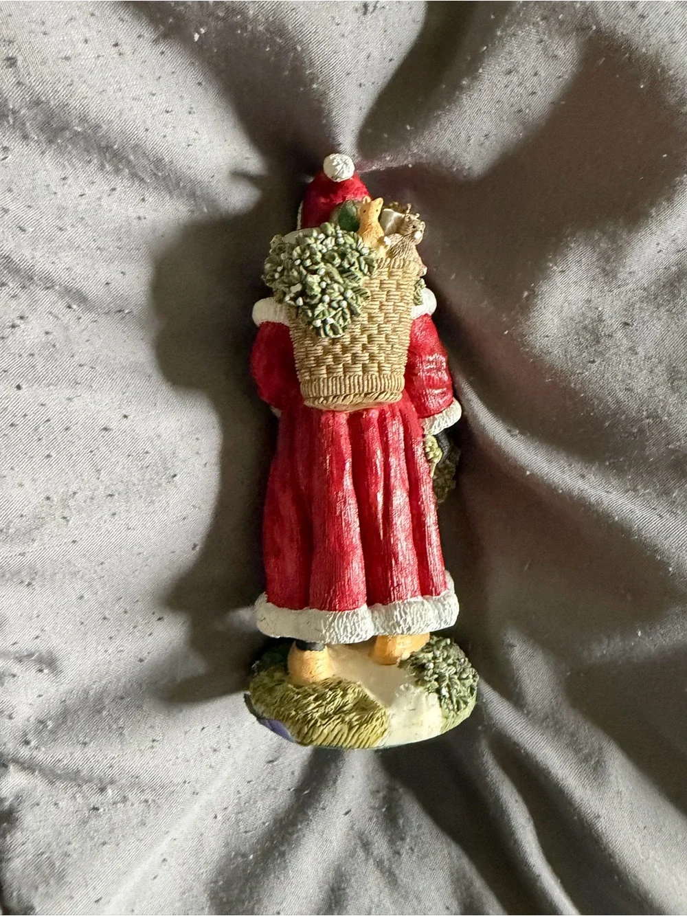 Festive Red Santa Figurine Holiday Accent